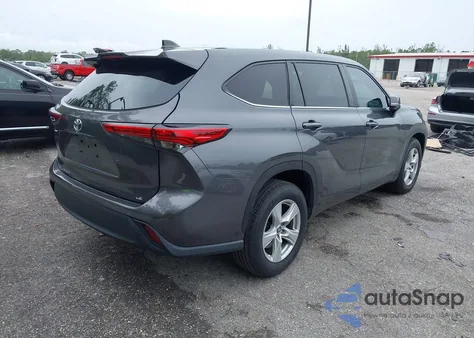 2023 Toyota Highlander Le from USA, damaged, VIN 5TDKDRAH6PS028110